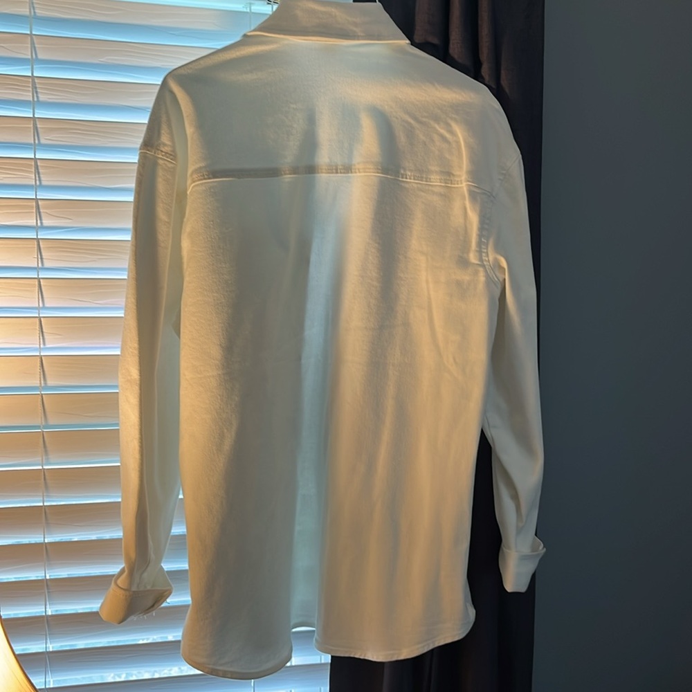 Express White Jean Jacket - Picture 3 of 3